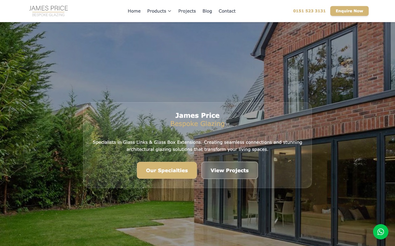 James Price live website